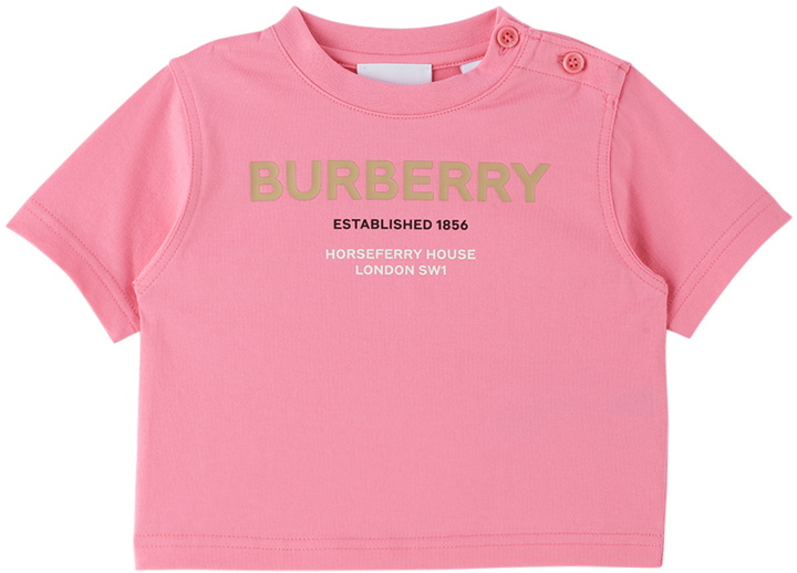 Photo: Burberry Baby Pink 'Horseferry' T-Shirt