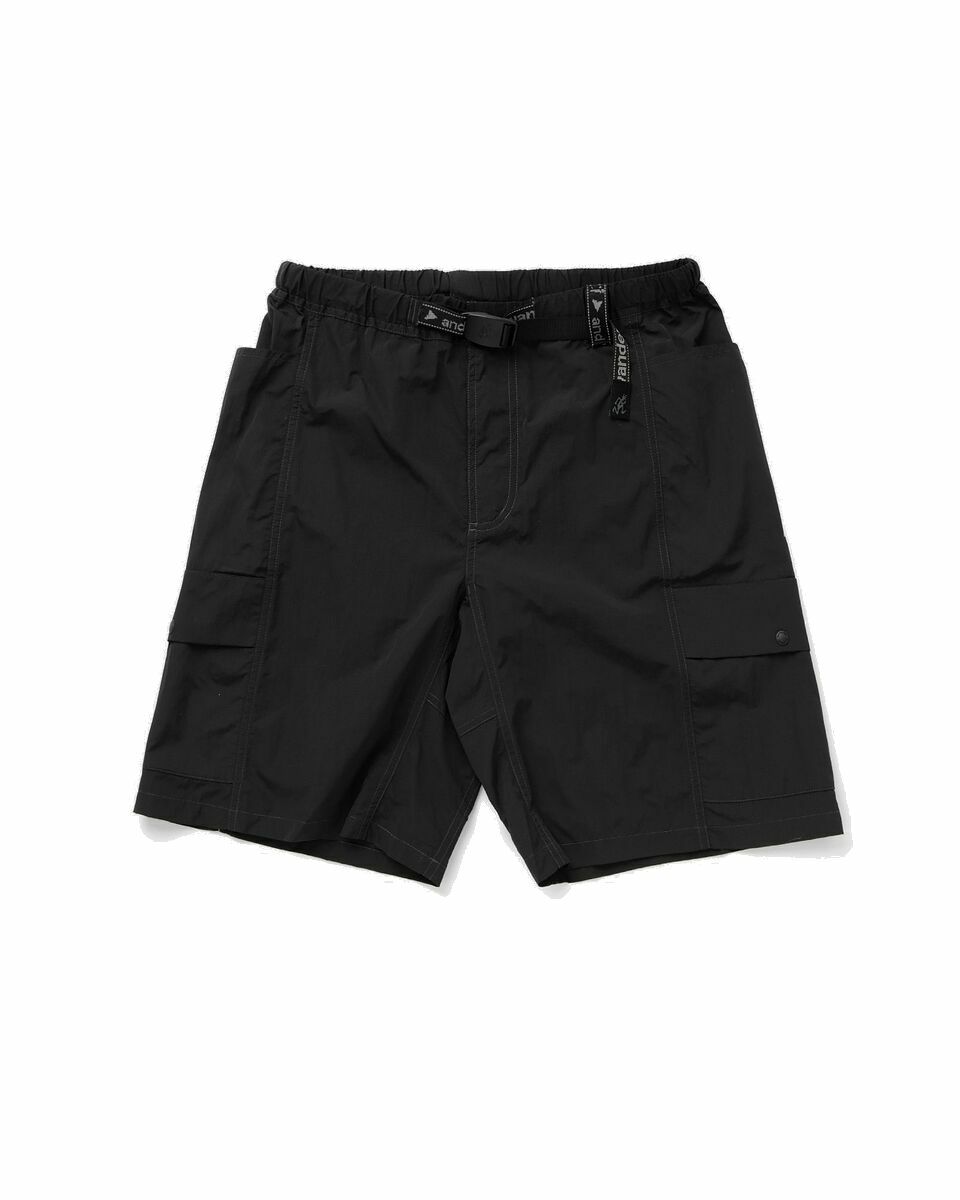 Photo: Gramicci X And Wander Patchwork Wind Short Black - Mens - Cargo Shorts