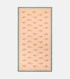 La DoubleJ Nymph Bloom Large linen tablecloth
