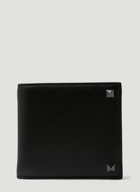 Rockstud Bi-Fold Wallet in Black