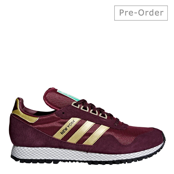Photo: New York Trainers - Maroon / Gold