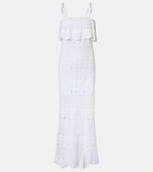 Anna Kosturova Marianne crochet cotton maxi dress