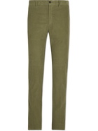 Massimo Alba - Straight-Leg Cotton-Corduroy Trousers - Green