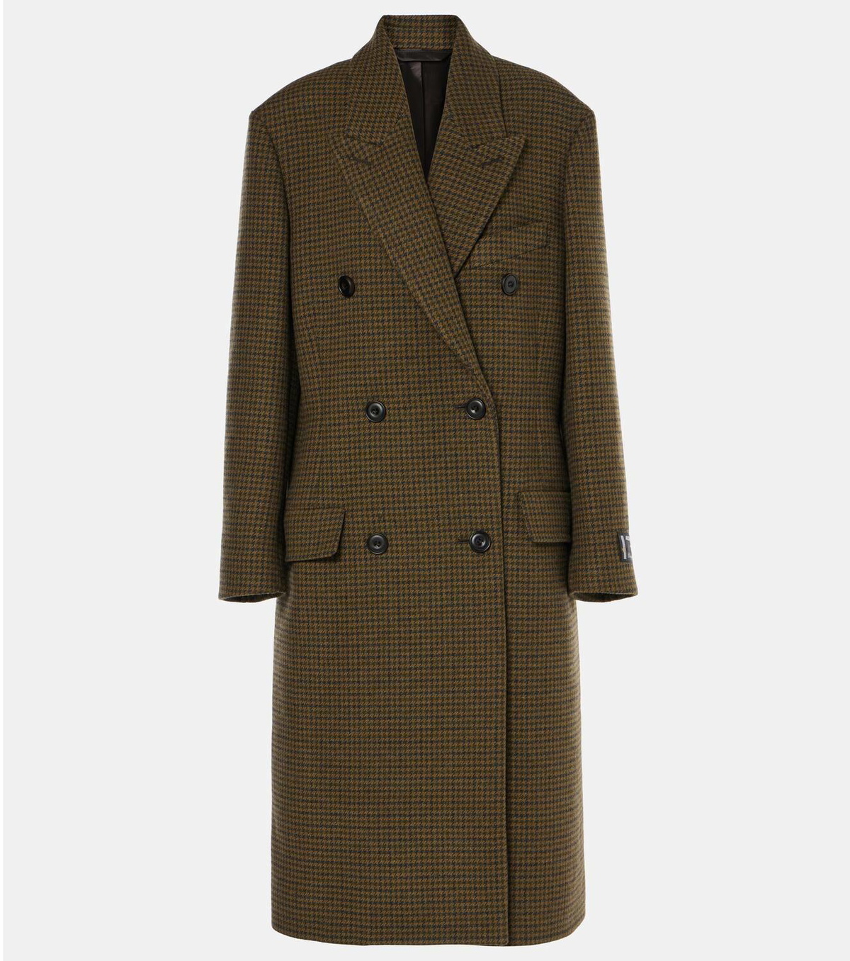 Acne Studios Checked double-breasted wool-blend coat Acne Studios