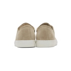 Axel Arigato Beige Suede Cap-Toe Sneakers