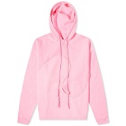 ERL Swirl Fleece Popover Hoody in Pink