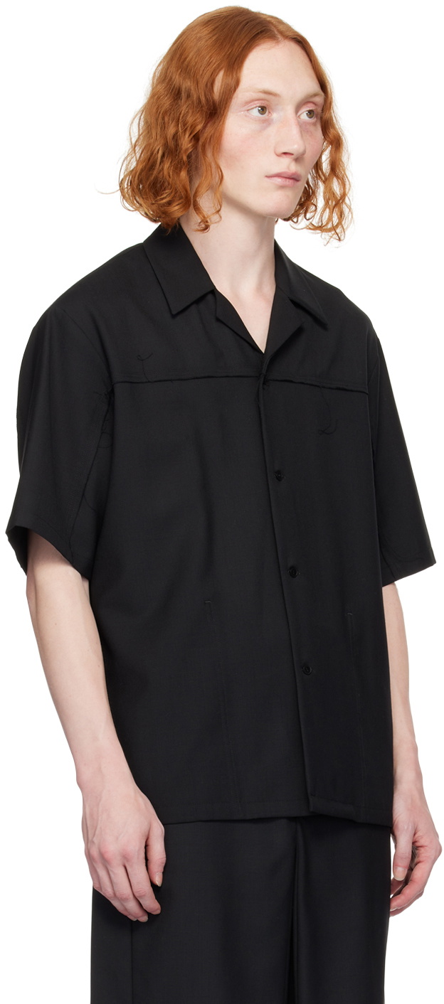 VEIN Black Tropical Shirt
