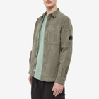 C.P. Company Men's Cord Arm Lens Overshirt in Thyme