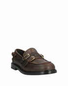 Sandro Womens Loafers Dark in Brown