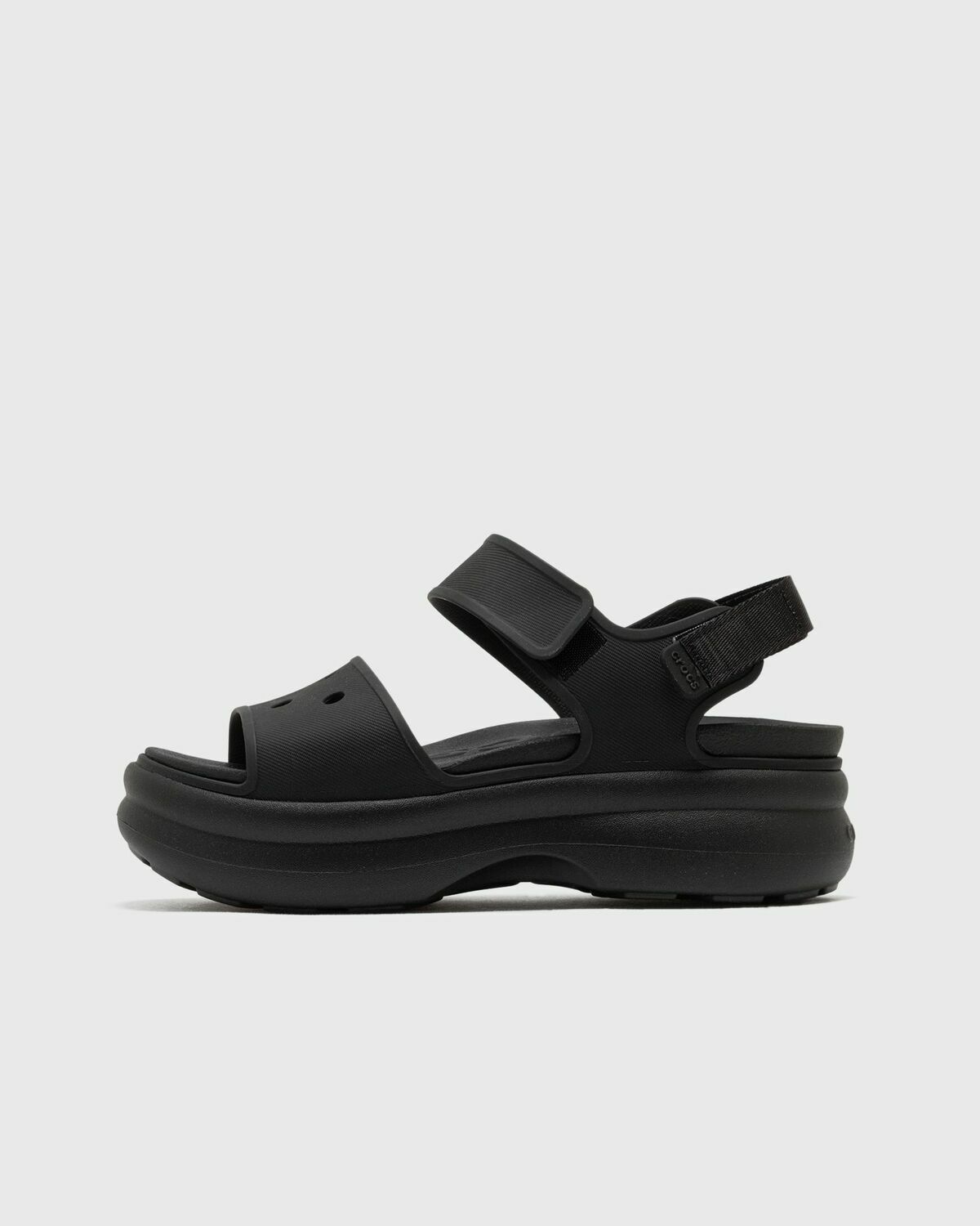 Crocs Soho Y Strap Sandal Black Womens Sandals & Slide