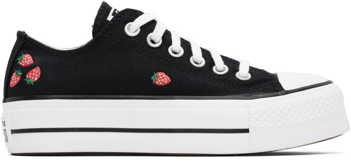 Photo: Converse Black Chuck Taylor All Star Lift Sneakers