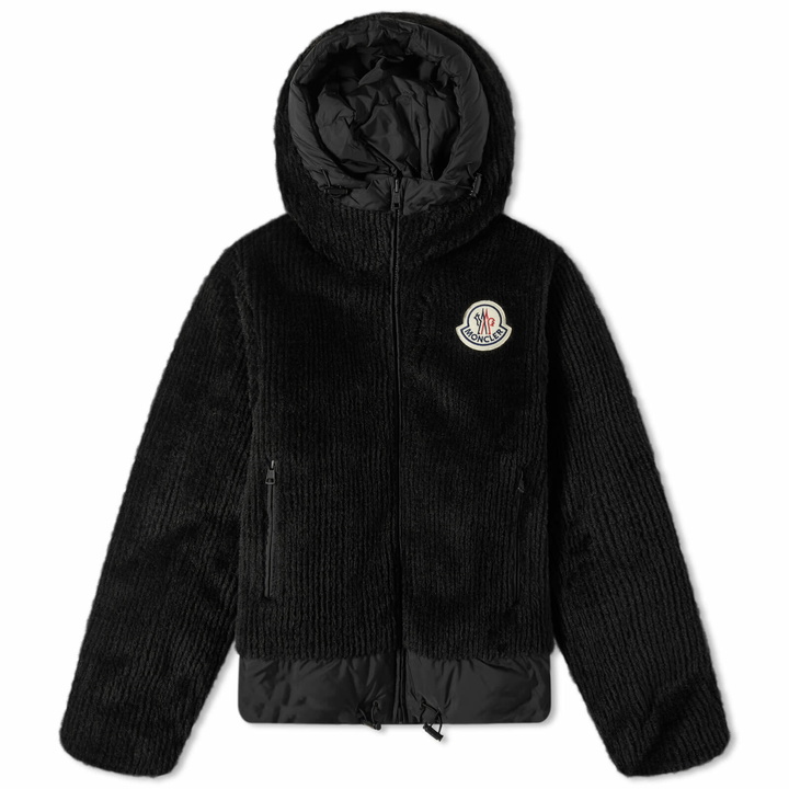 Photo: Moncler Men's Tejat Borg Fleece Jacket in Black