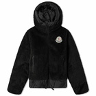 Moncler Men's Tejat Borg Fleece Jacket in Black