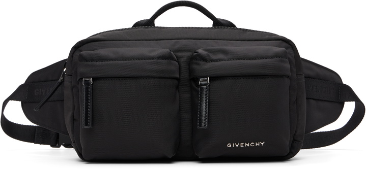 Photo: Givenchy Black Essential U Nylon Belt Bag