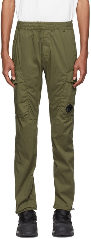 Photo: C.P. Company Khaki Cotton Cargo Pants