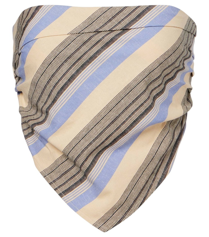Photo: Faithfull Antibes striped cotton and linen top