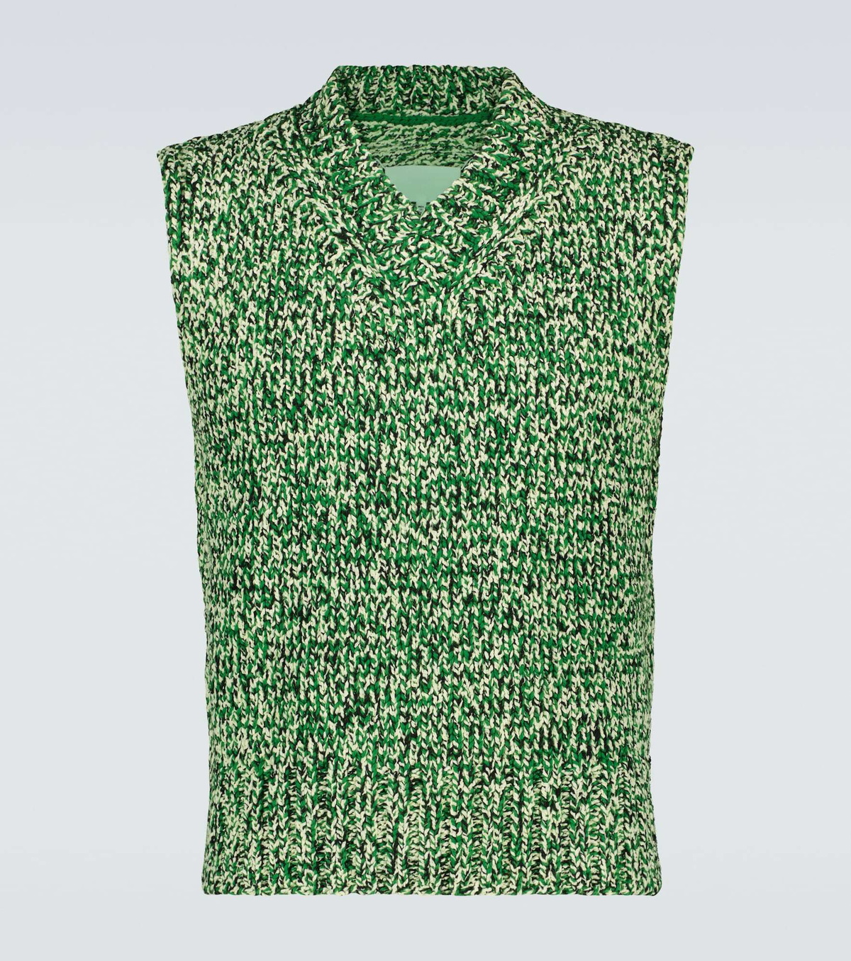 Maison Margiela - Wool-blend V-neck sweater vest Maison Margiela