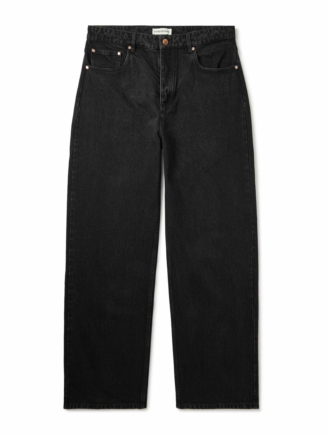 A Kind Of Guise - Beto Wide-Leg Jeans - Black