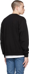 Museum of Peace & Quiet Black Cotton Campus Sweatshirt