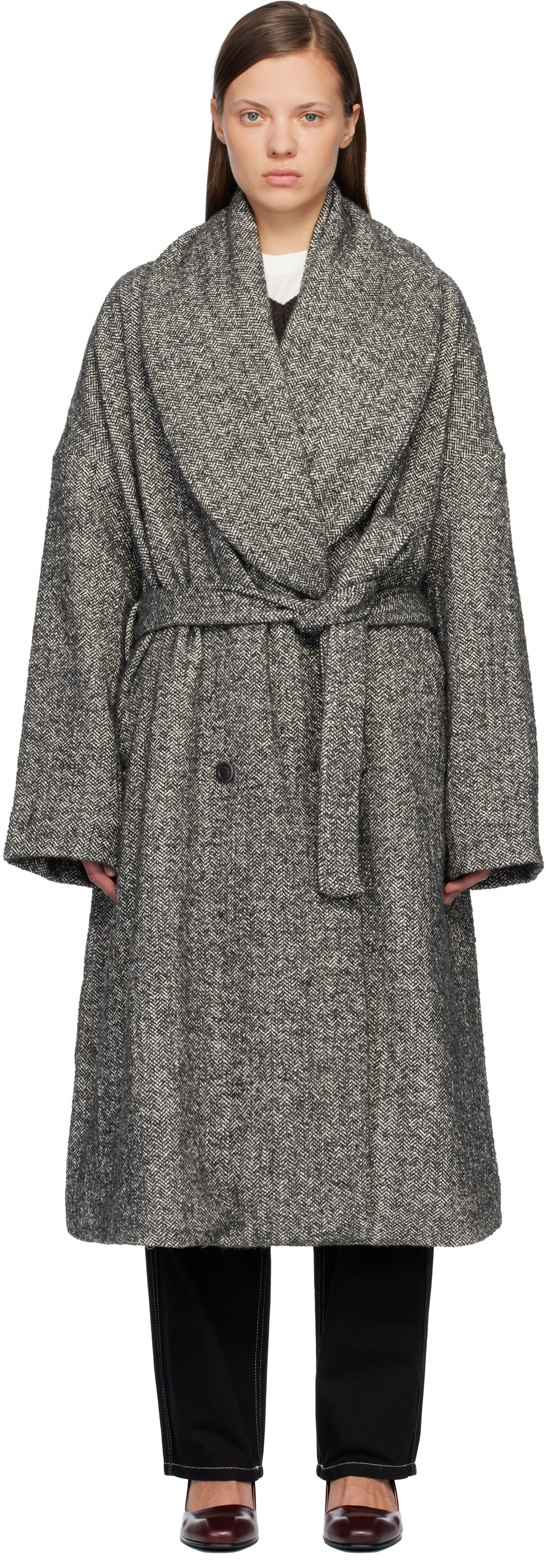 CASEY CASEY Gray Great Coat