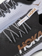 Hoka One One - Carbon X3 Rubber-Trimmed Mesh Running Sneakers - Black