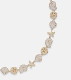Sydney Evan Sea Life 14kt gold (585/1000) necklace with diamonds