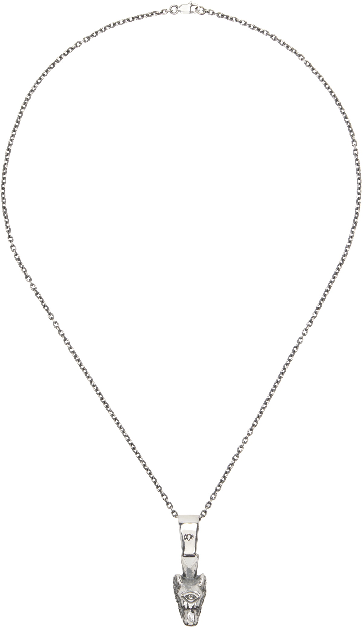 YOHJI YAMAMOTO Silver Twin Wolf Dagger Ring Yohji Yamamoto