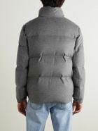 SEASE - Tribeca Quilted Wish® Virgin Wool and Cashmere-Blend Down Jacket - Gray