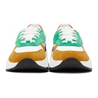 Dsquared2 White and Green D24 Sneakers