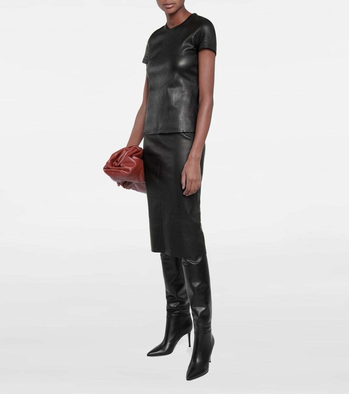 Stouls S.05 leather T-shirt