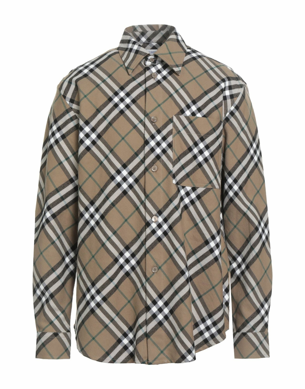 Burberry Mens Shirt Khaki