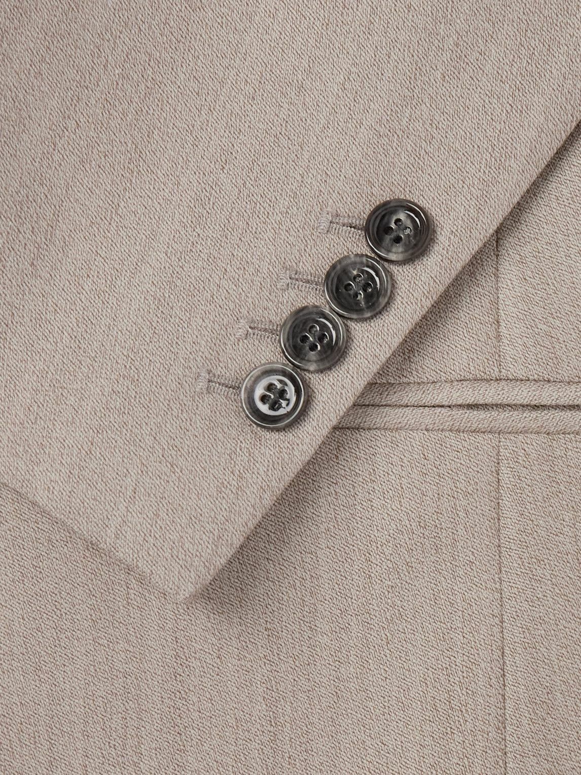 AMI PARIS - Double-Breasted Wool Blazer - Neutrals