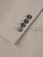 AMI PARIS - Double-Breasted Wool Blazer - Neutrals