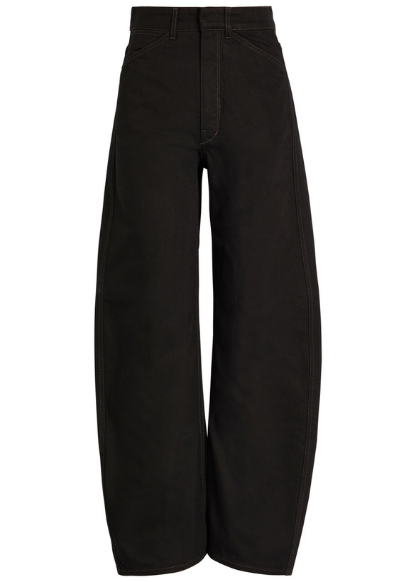 Photo: Lemaire Curved Barrel-leg Jeans Black