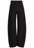 Lemaire Curved Barrel-leg Jeans Black