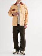 GENERAL ADMISSION - Corduroy-Trimmed Cotton Chore Jacket - Orange