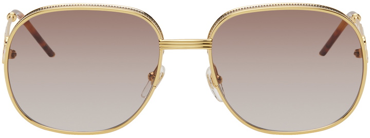 Photo: Casablanca Gold Square Sunglasses
