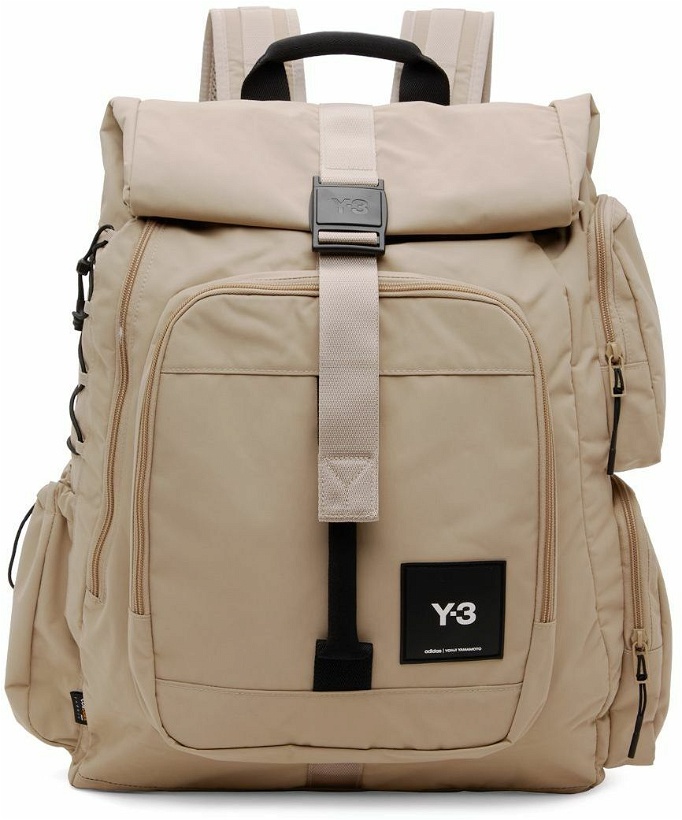 Photo: Y-3 Beige Utility Backpack