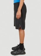 Logo Track Shorts in Black