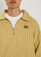 Bode Croquet Ground Striped Terry-cotton Sweatshirt Green