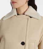 Jacquemus Marino cropped shearling jacket