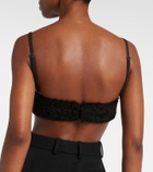 Givenchy Mohair-blend bra top