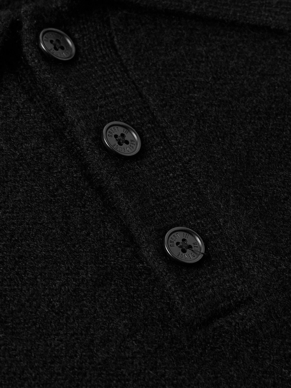 Guest In Residence - Allday Cashmere Polo Shirt - Black