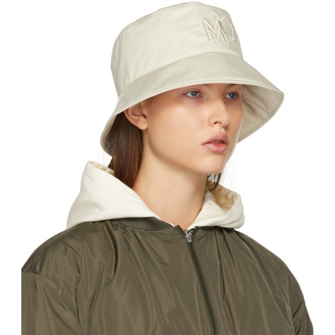 Moncler Beige Gabardine Bucket Hat Moncler