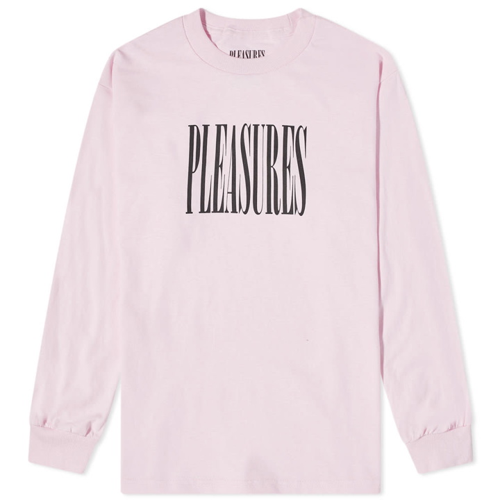 Photo: PLEASURES Long Sleeve Stretch Logo Tee