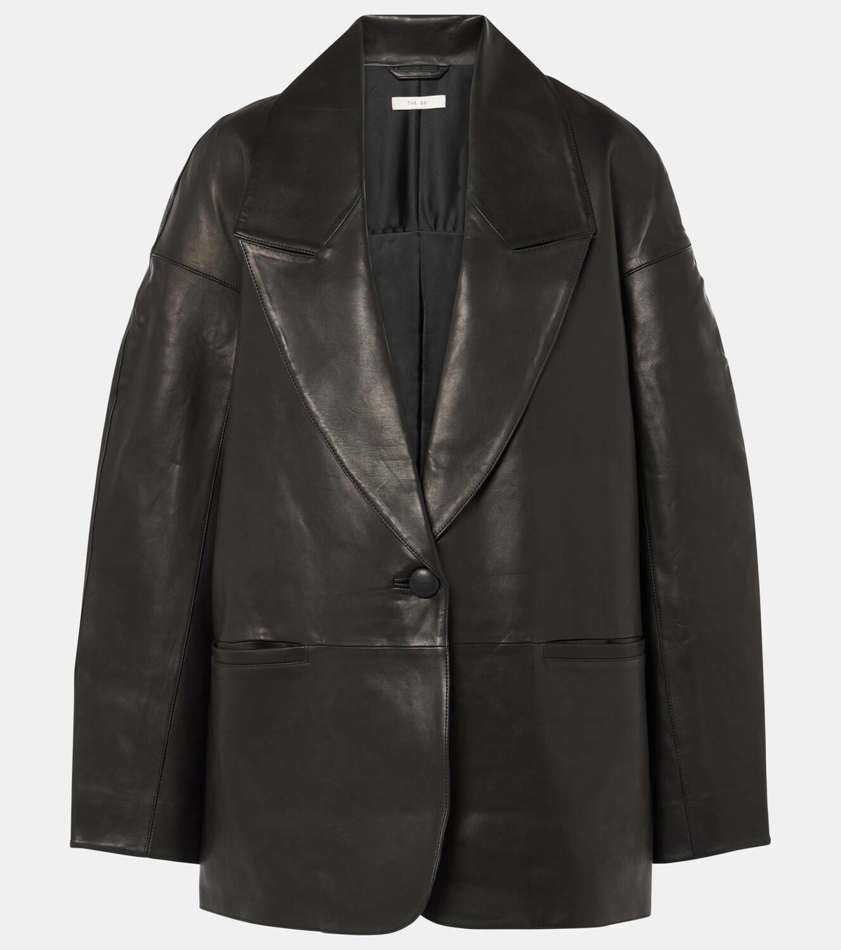 The Sei Slouchy leather blazer