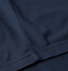 Kiton - Cotton and Cashmere-Blend T-Shirt - Blue