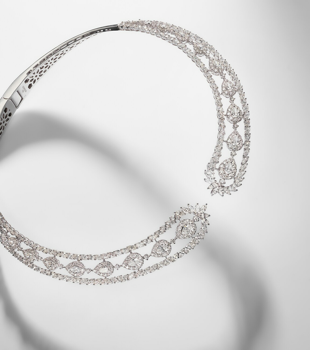 Yeprem Y-Couture 18kt white gold necklace with diamonds
