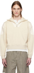 Karmuel Young Gray Strong Arm Padded Zip Sweatshirt
