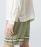 Frescobol Carioca Safra linen-blend shirt